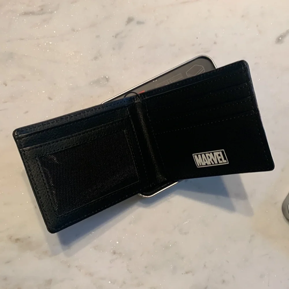 Concept One Marvel Avengers Bifold Wallet in Decorative Tin Case